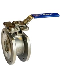 VALVOLA A SFERA MONOBLOCCO FLANGIATA A PASSAGGIO TOTALE A-316 1 1/4"