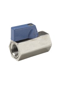 VALV. SFERA MINI INOX FF AISI 316 3/8"