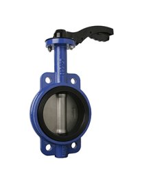 VF/90° VALV. FARFALLA WAF. INOX EPDM MAN. DN 200 8"