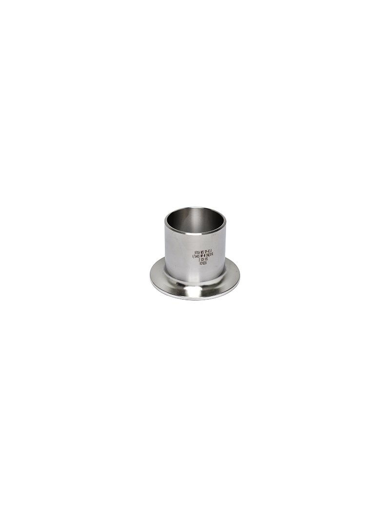 CARTELLA (STUB END) INOX ASME B16.9 SCH10S "A" AISI 316L 3"